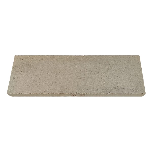 STEIN FLAMMESCHILD 448X145X30 "Auf Seitensteine aufliegend"