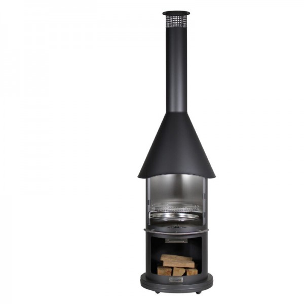 Grill- und Gartenkamin Prestige 65 grau