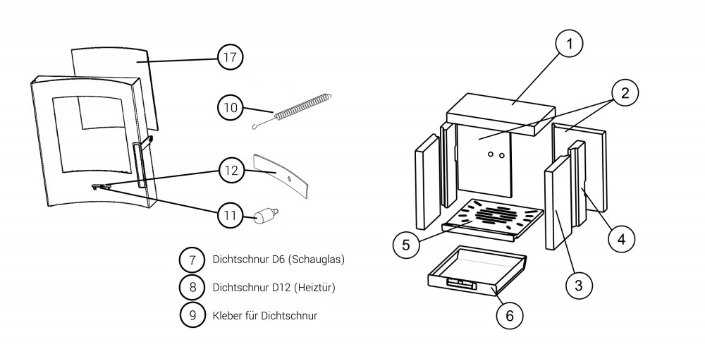 Raleo - BOSCH Dichtung Brennkammer vorne 18 everp, 8738802873